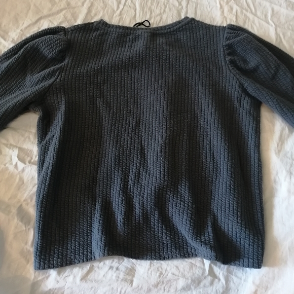 Zara long sleeve, midlength grey top - Picture 2 of 2